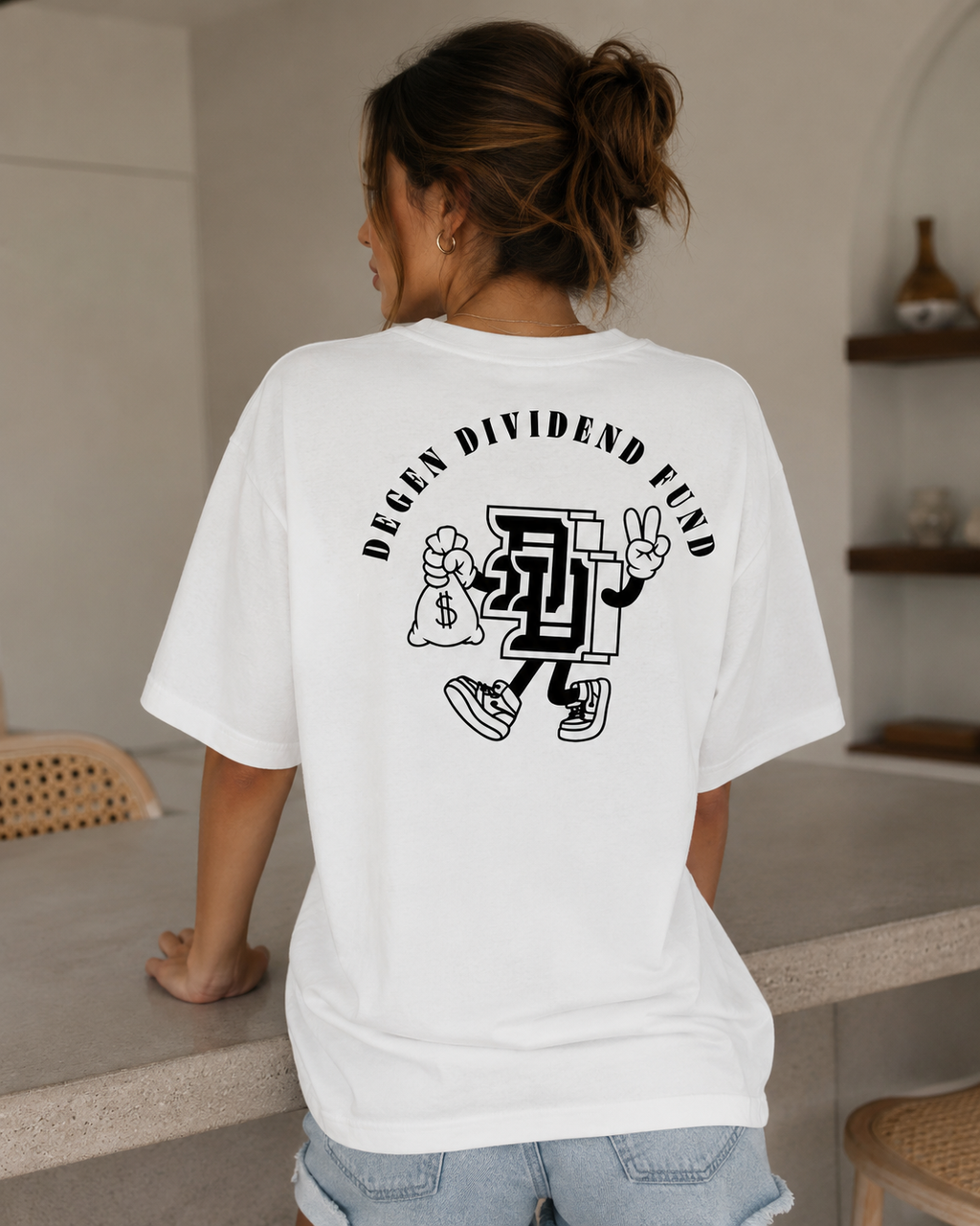 Fade The Public Tee — White