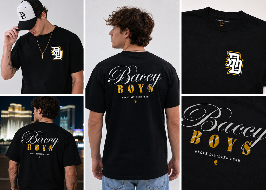 Baccy Boys Tee — Black