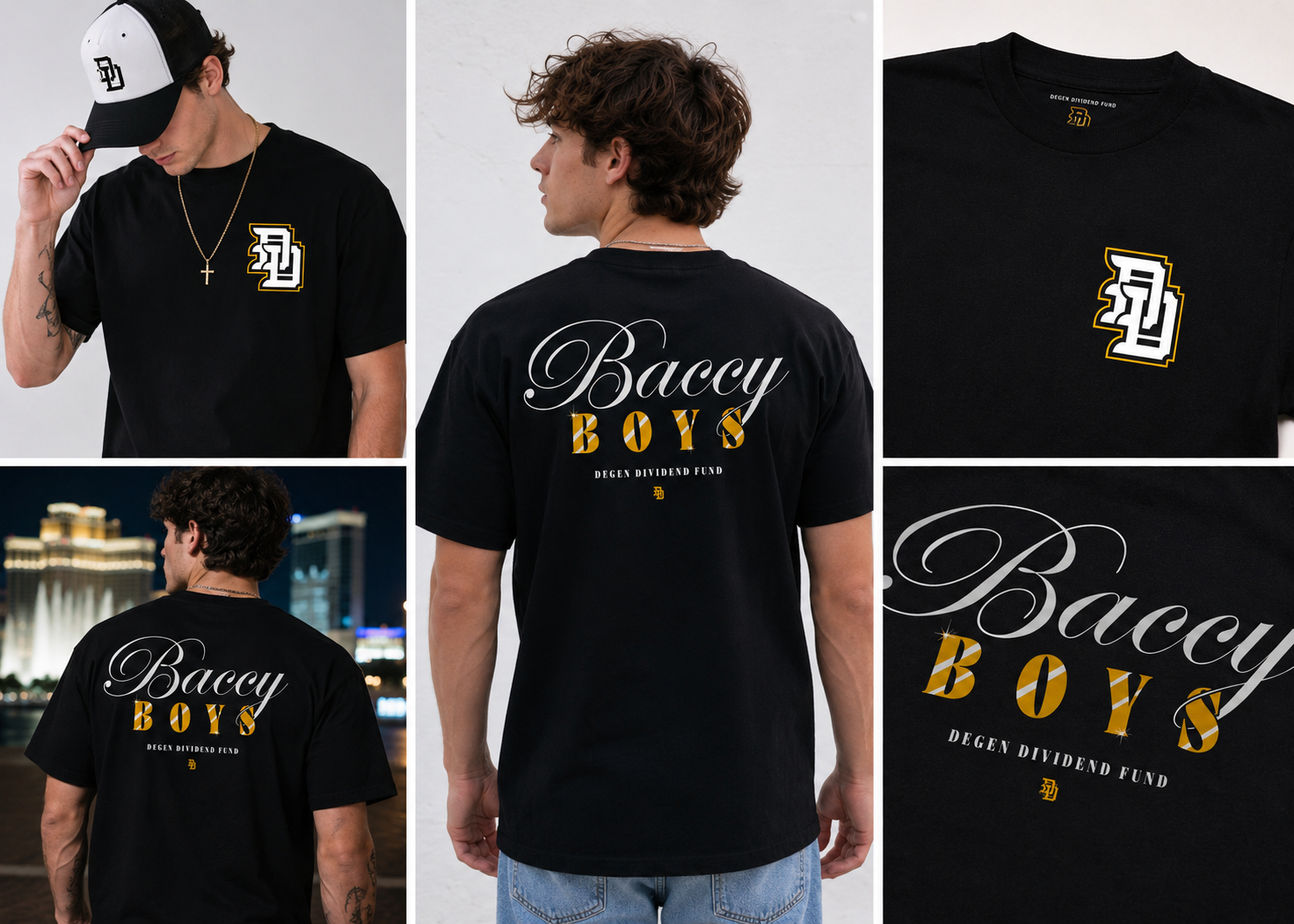 Baccy Boys Tee — Black